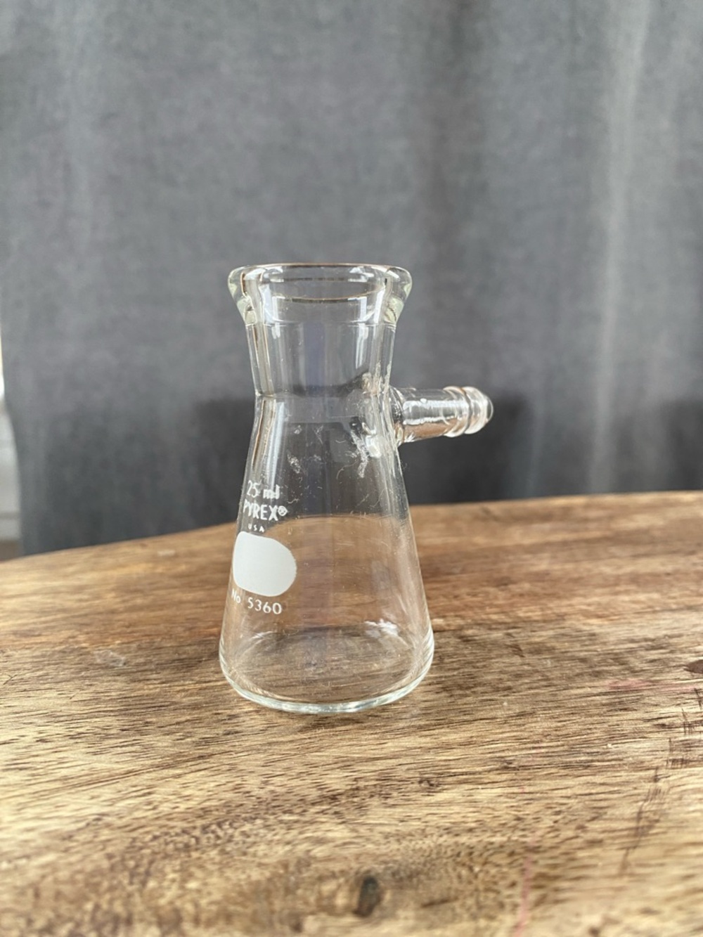 Pyrex 25 mL Side-Arm Micro Filtering Buchner Flask